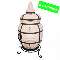 Тандыр Поручик с поворотной крышкой (в комплекте с подставкой)