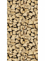 Плита Flamma Design С СЮЖЕТОМ Слобода 085 стандарт 1,2*0,6м (Вертикаль) DoorWood