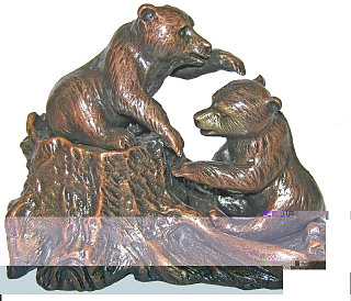 ЛИТЬЕ/Карандашница "Весна в Тигирекском заповеднике"