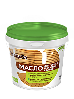 Антисептик масло для полков и скамеек в сауне У-216 0,8 кг/ Евроведро