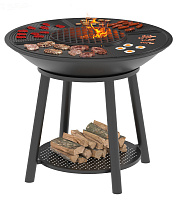 Везувий Чугунный "FANTASTIC GRILL" Везувий Ø 1000 Престиж (чаша+подставка престиж+плита Gurman Ø1000